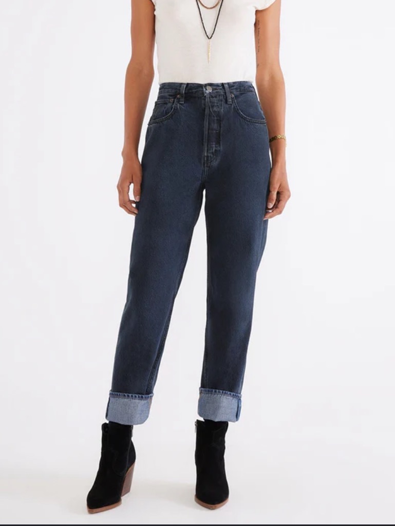 Etica Bryce Pinch Boyfriend Jeans With Rolled Cuff